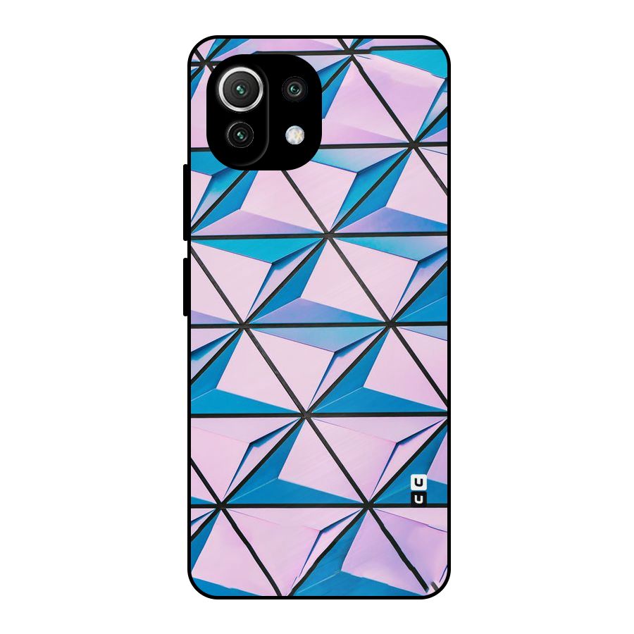 Crystal Abstract Metal Back Case for Mi 11 Lite