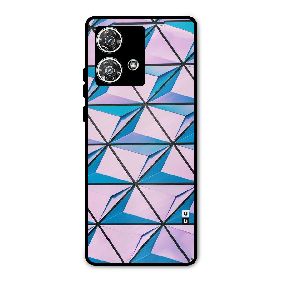 Crystal Abstract Metal Back Case for Motorola Edge 40 Neo