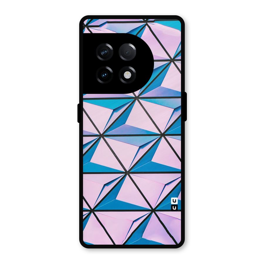Crystal Abstract Metal Back Case for OnePlus 11R