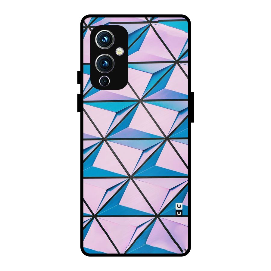 Crystal Abstract Metal Back Case for OnePlus 9