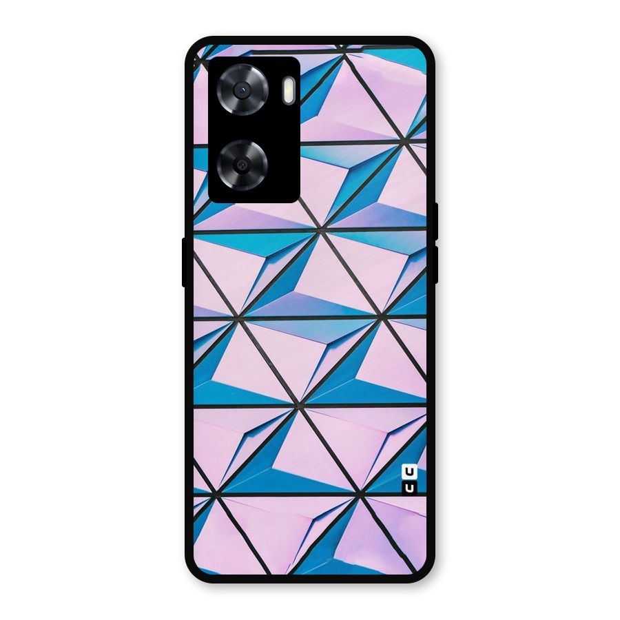 Crystal Abstract Metal Back Case for Oppo A77