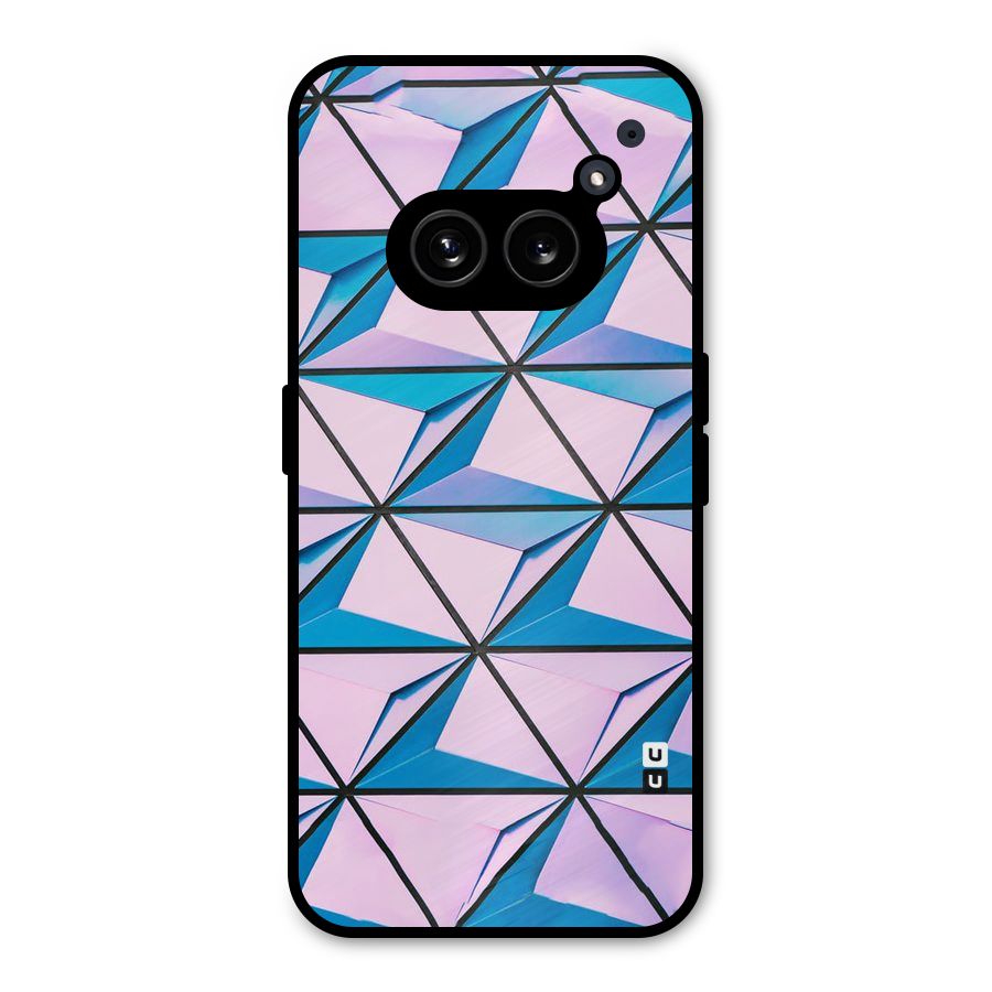 Crystal Abstract Metal Back Case for Nothing Phone 2a