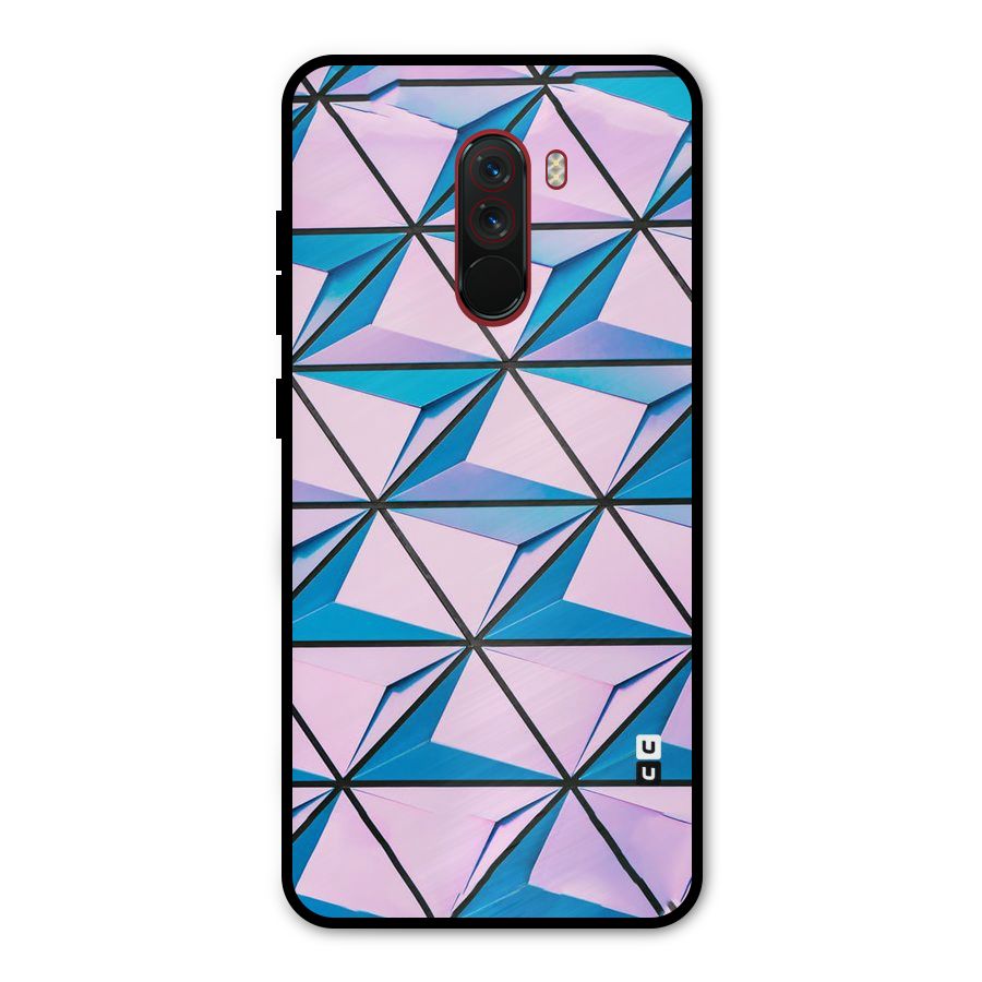 Crystal Abstract Metal Back Case for Poco F1