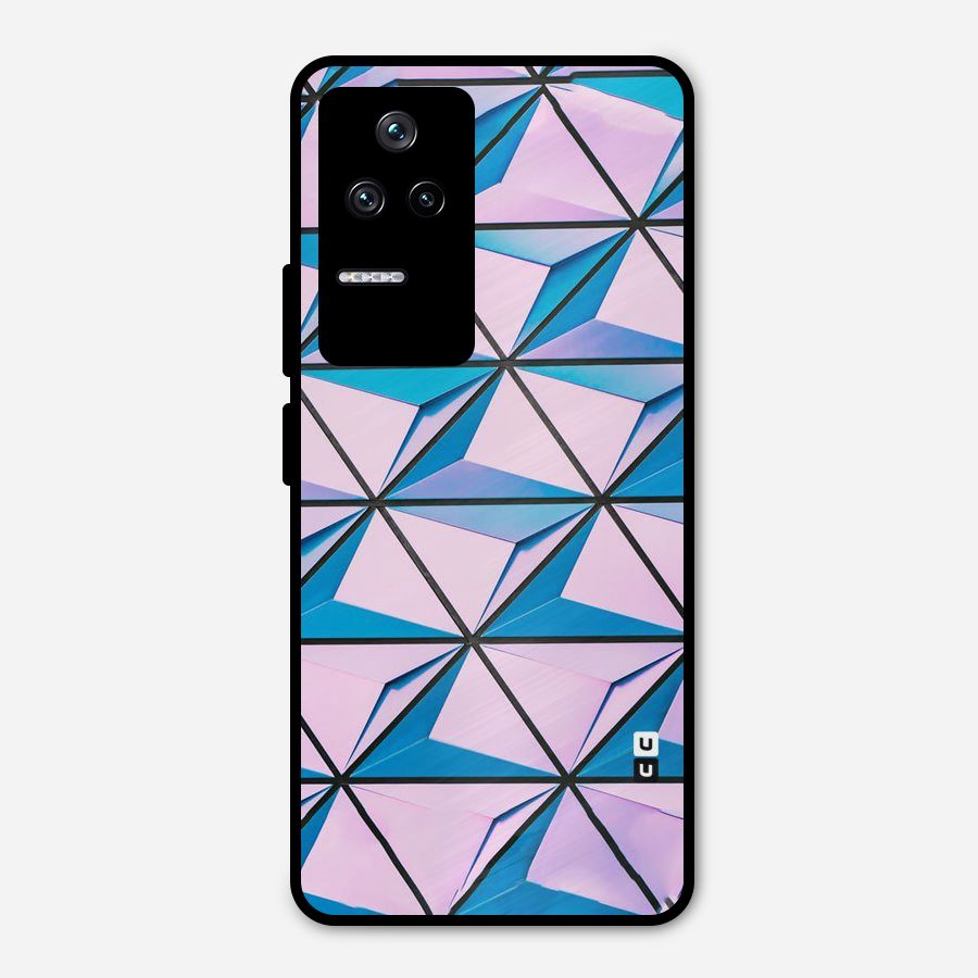 Crystal Abstract Metal Back Case for Poco F4 5G