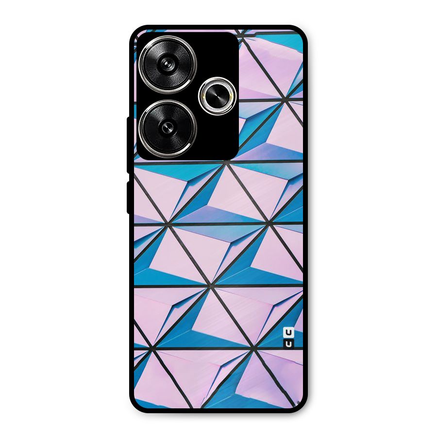 Crystal Abstract Metal Back Case for Poco F6