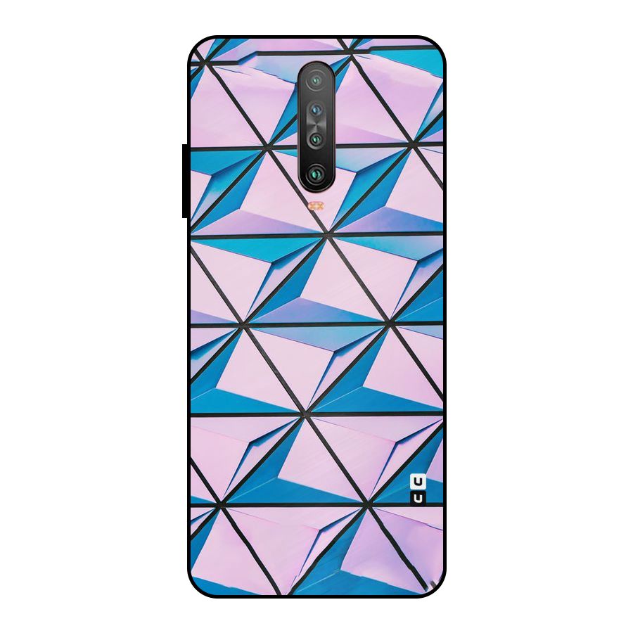 Crystal Abstract Metal Back Case for Poco X2