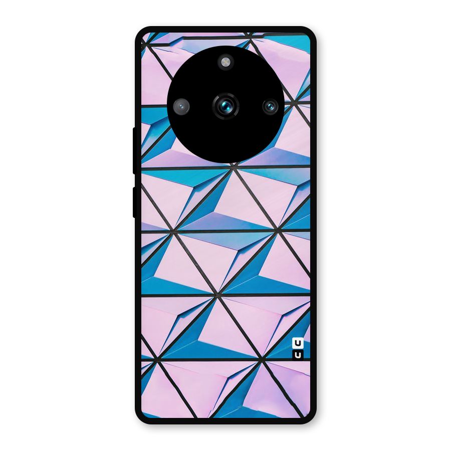 Crystal Abstract Metal Back Case for Realme 11 Pro