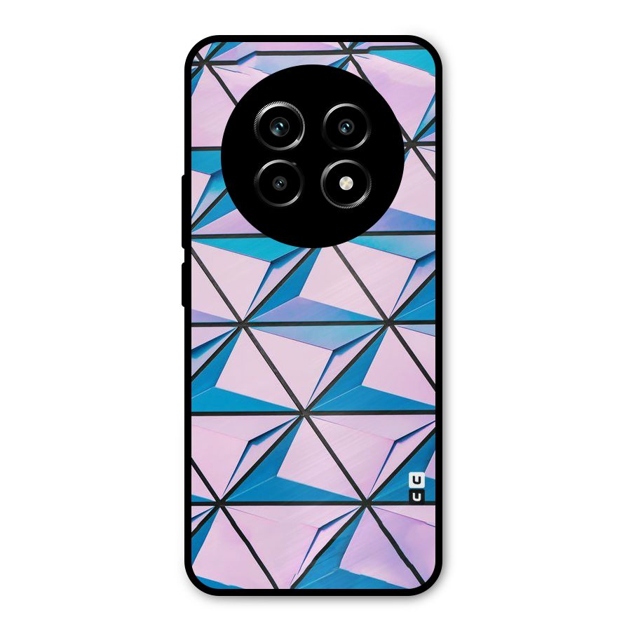 Crystal Abstract Metal Back Case for Realme 14 Pro Lite