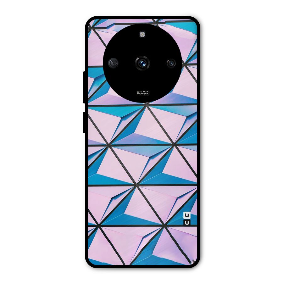 Crystal Abstract Metal Back Case for Realme Narzo 60 5G