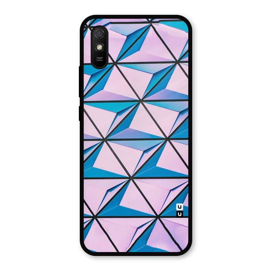 Crystal Abstract Metal Back Case for Redmi 9i