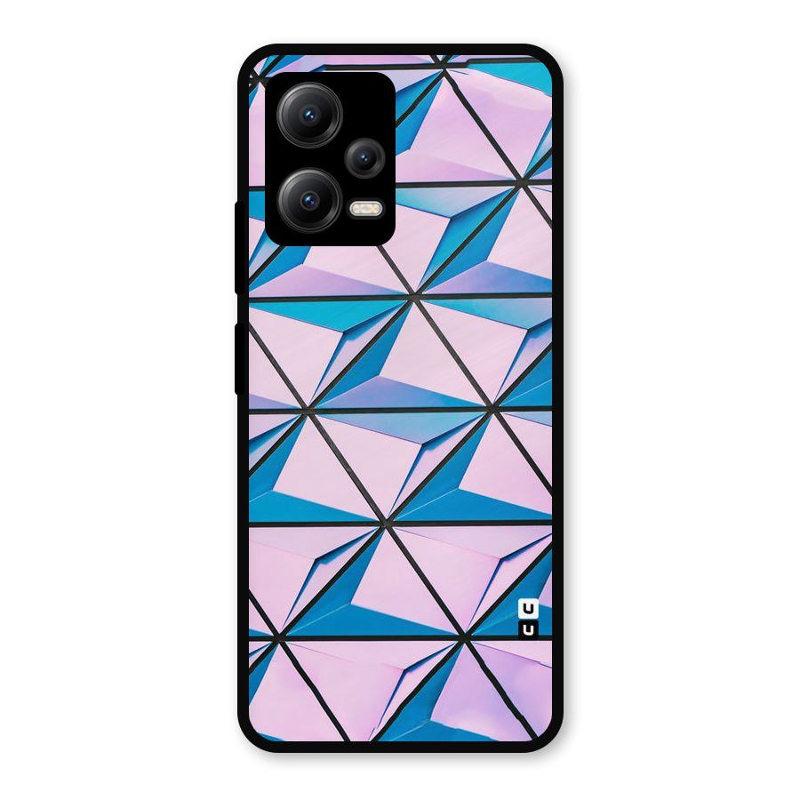 Crystal Abstract Metal Back Case for Redmi Note 12 5G