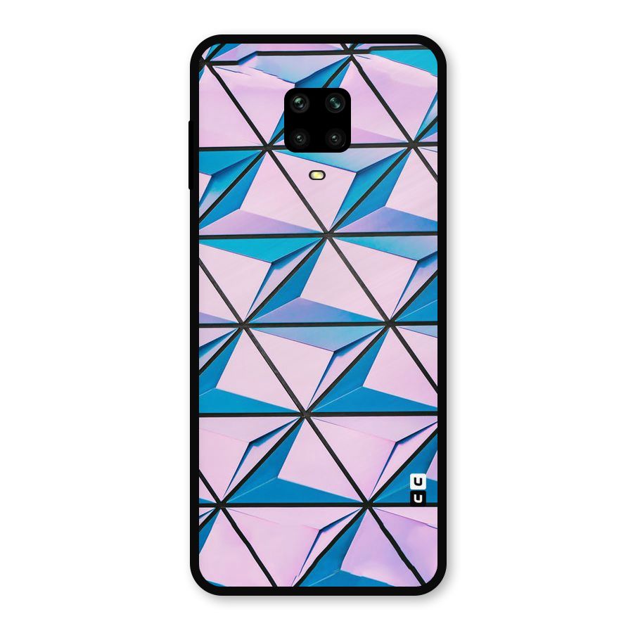 Crystal Abstract Metal Back Case for Redmi Note 9 Pro