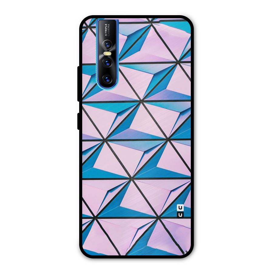 Crystal Abstract Metal Back Case for Vivo V15 Pro