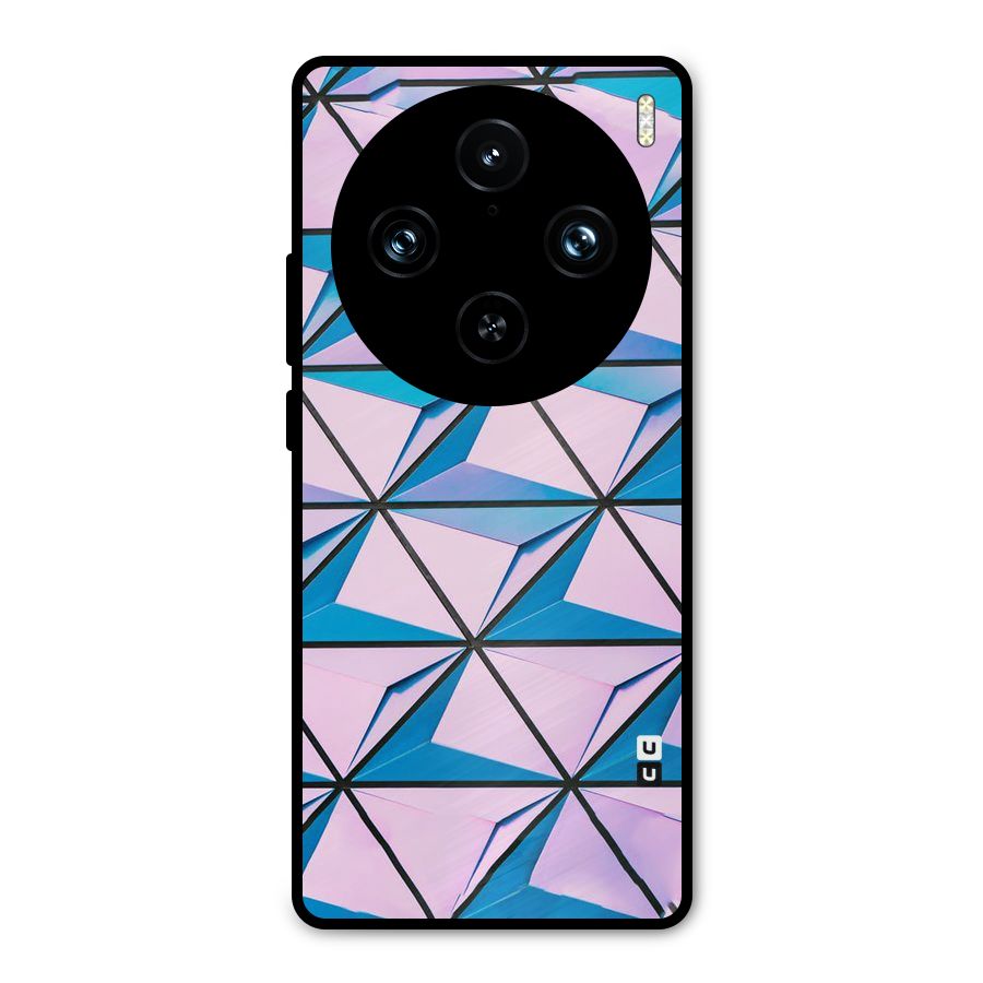 Crystal Abstract Metal Back Case for Vivo X100 Pro