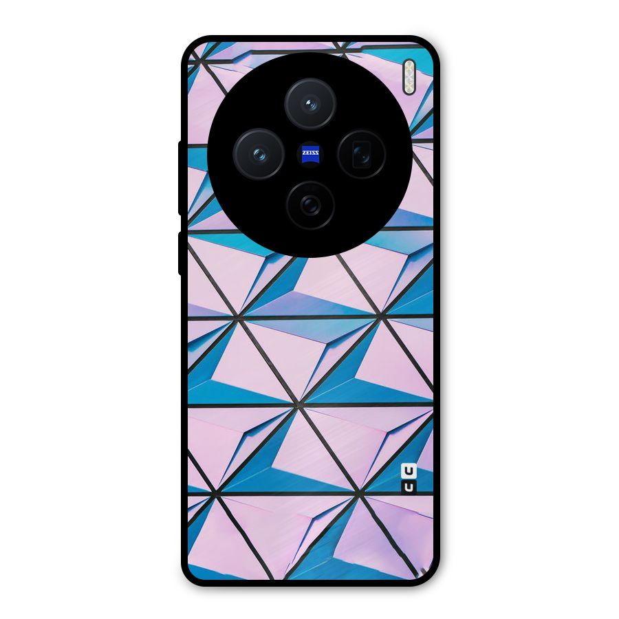 Crystal Abstract Metal Back Case for Vivo X200