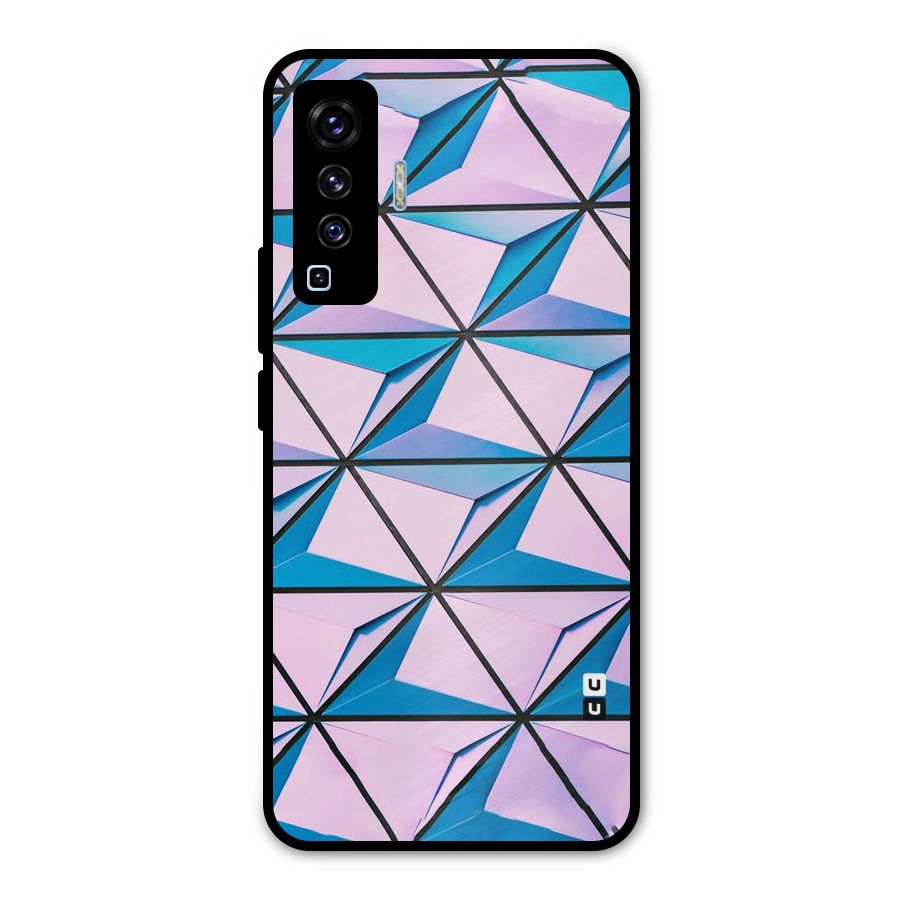 Crystal Abstract Metal Back Case for Vivo X50