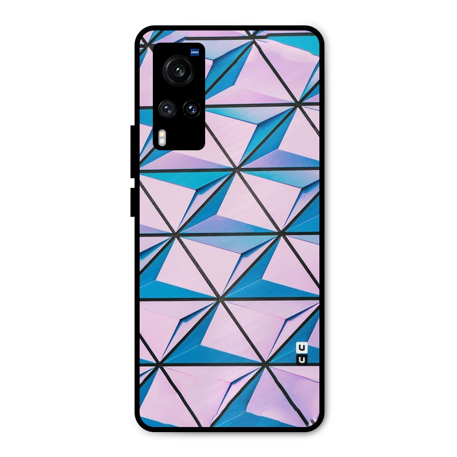 Crystal Abstract Metal Back Case for Vivo X60