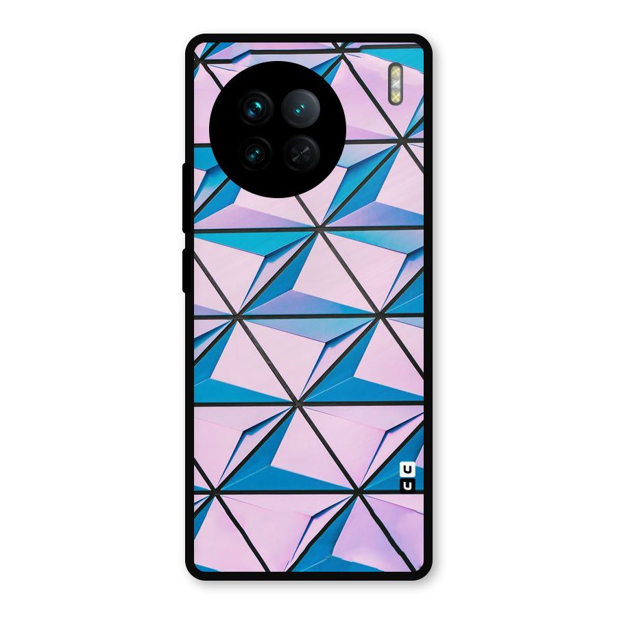 Crystal Abstract Metal Back Case for Vivo X90