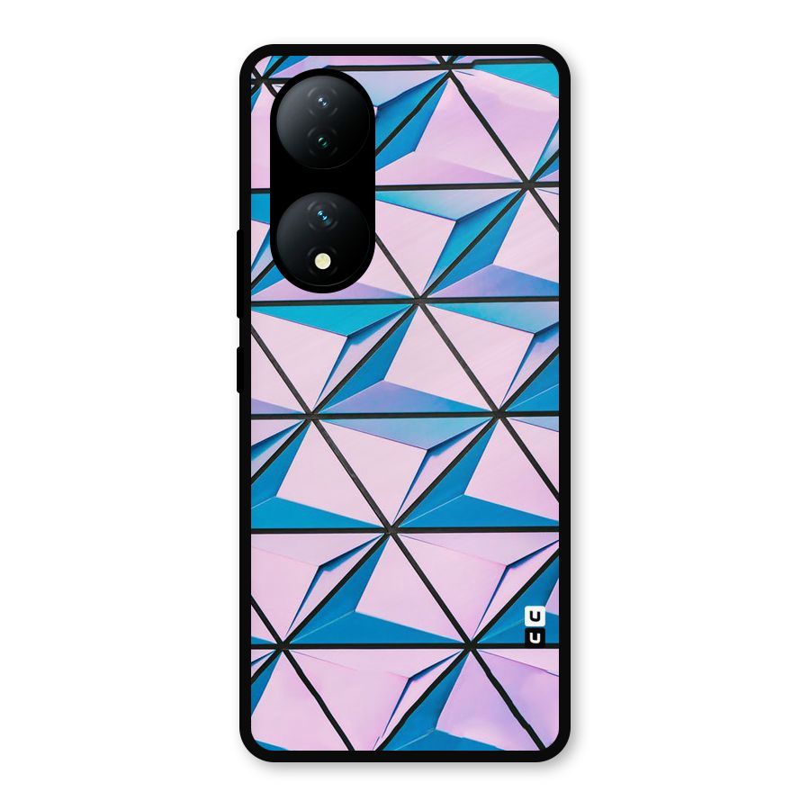Crystal Abstract Metal Back Case for Vivo Y100a
