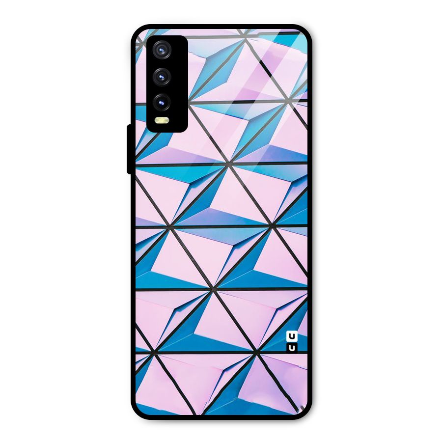 Crystal Abstract Metal Back Case for Vivo Y20