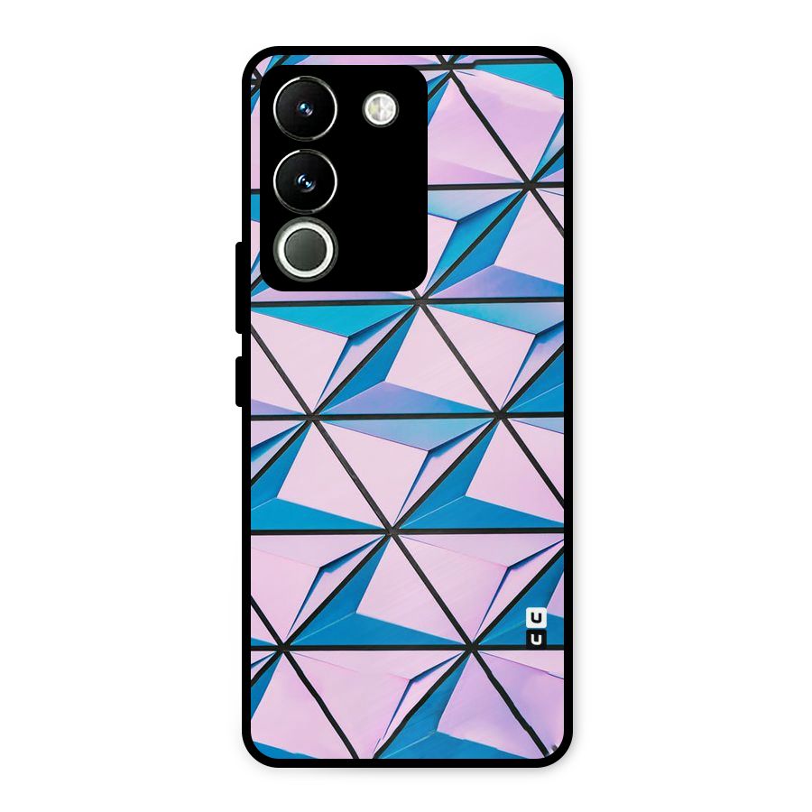 Crystal Abstract Metal Back Case for Vivo Y200