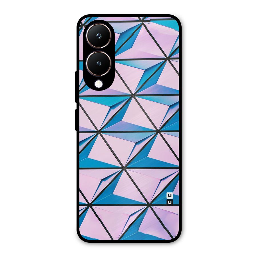 Crystal Abstract Metal Back Case for Vivo Y28