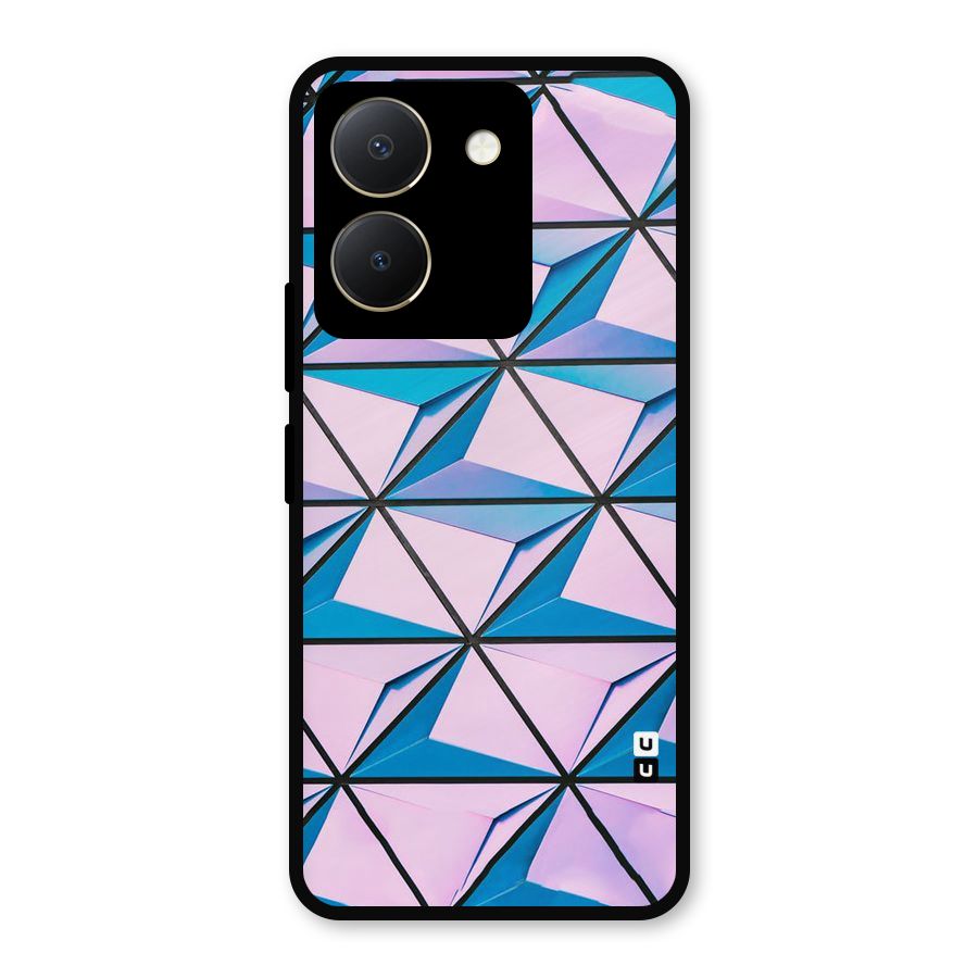 Crystal Abstract Metal Back Case for Vivo Y36