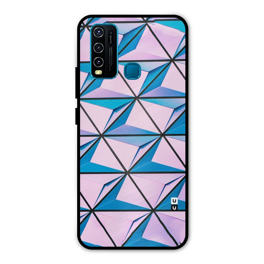 Crystal Abstract Metal Back Case for Vivo Y50