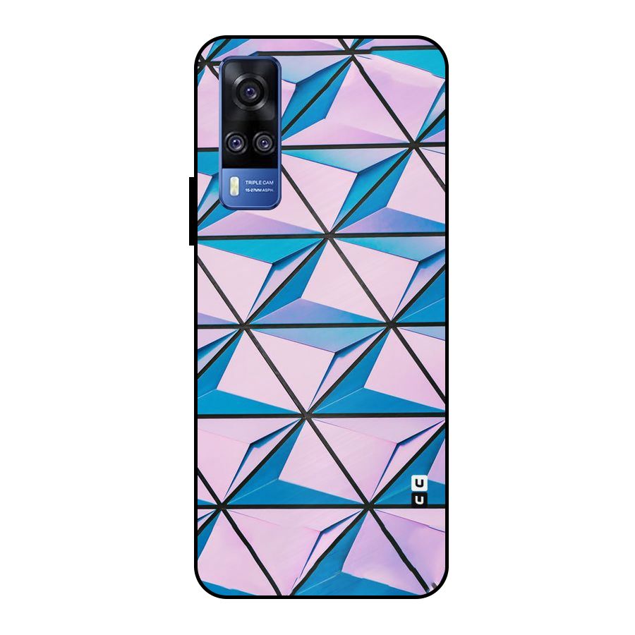 Crystal Abstract Metal Back Case for Vivo Y51