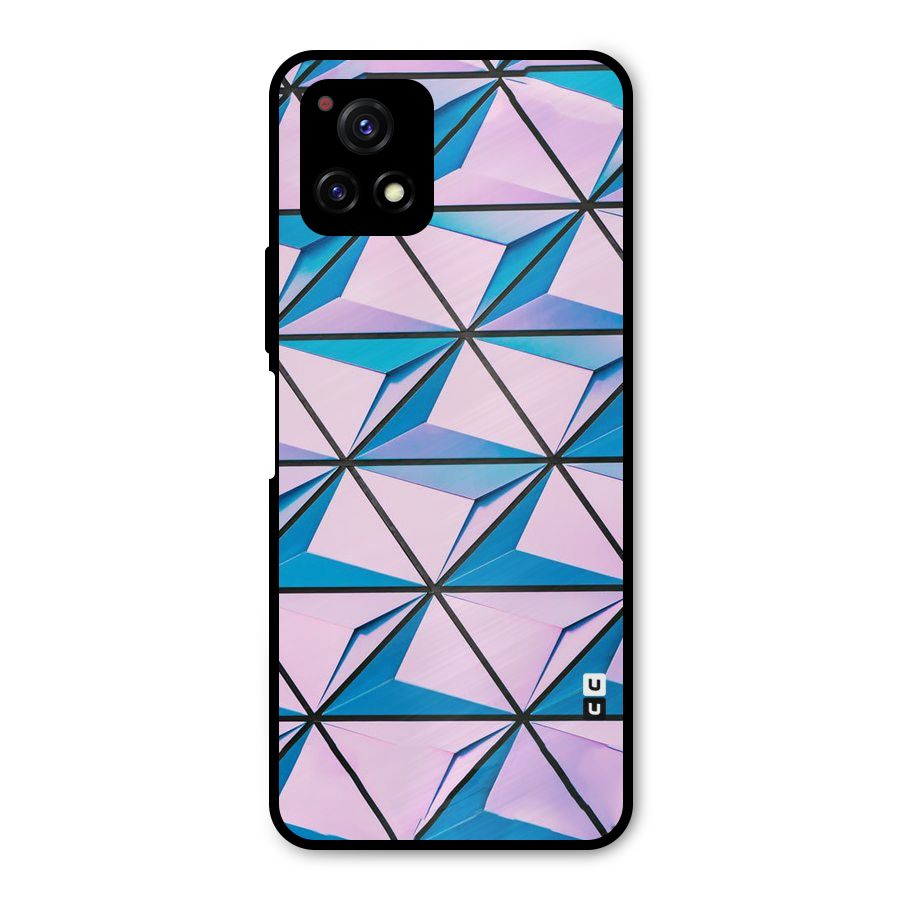 Crystal Abstract Metal Back Case for Vivo Y72 5G