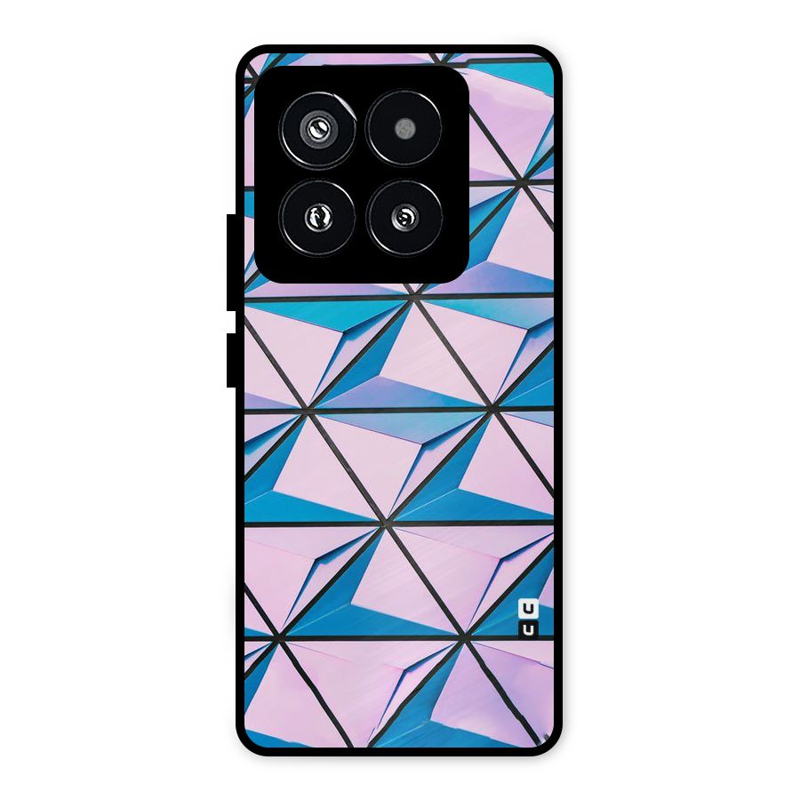 Crystal Abstract Metal Back Case for Xiaomi 14 Pro