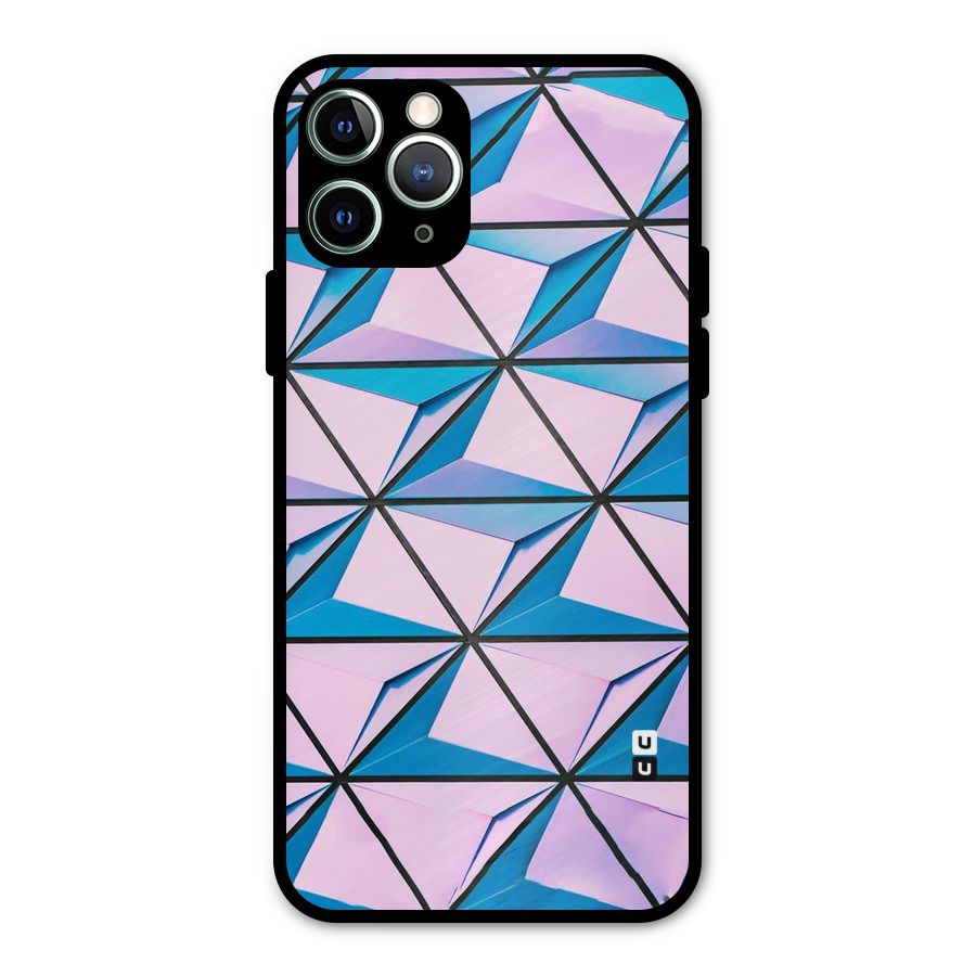 Crystal Abstract Metal Back Case for iPhone 11 Pro Max