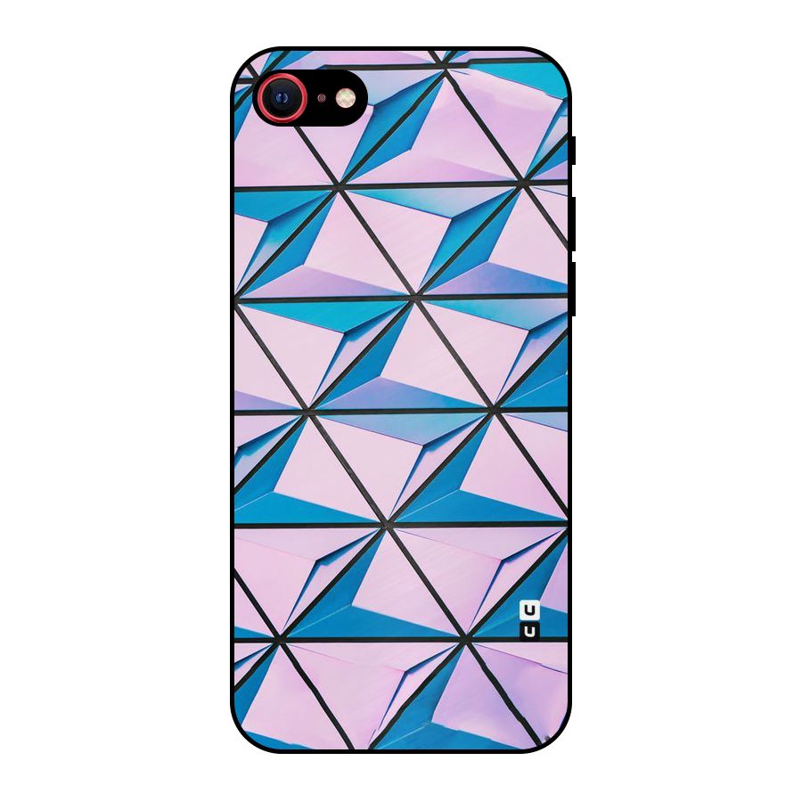 Crystal Abstract Metal Back Case for iPhone 7