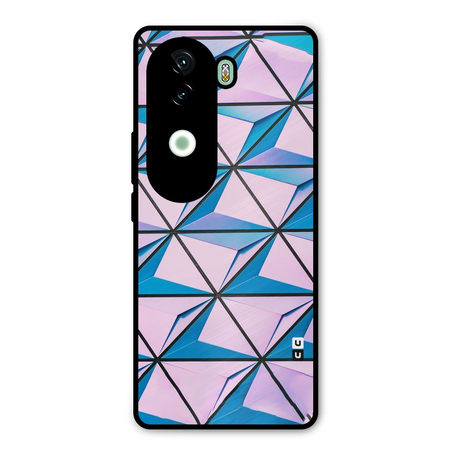 Crystal Abstract Metal Back Case for iQOO Z9s