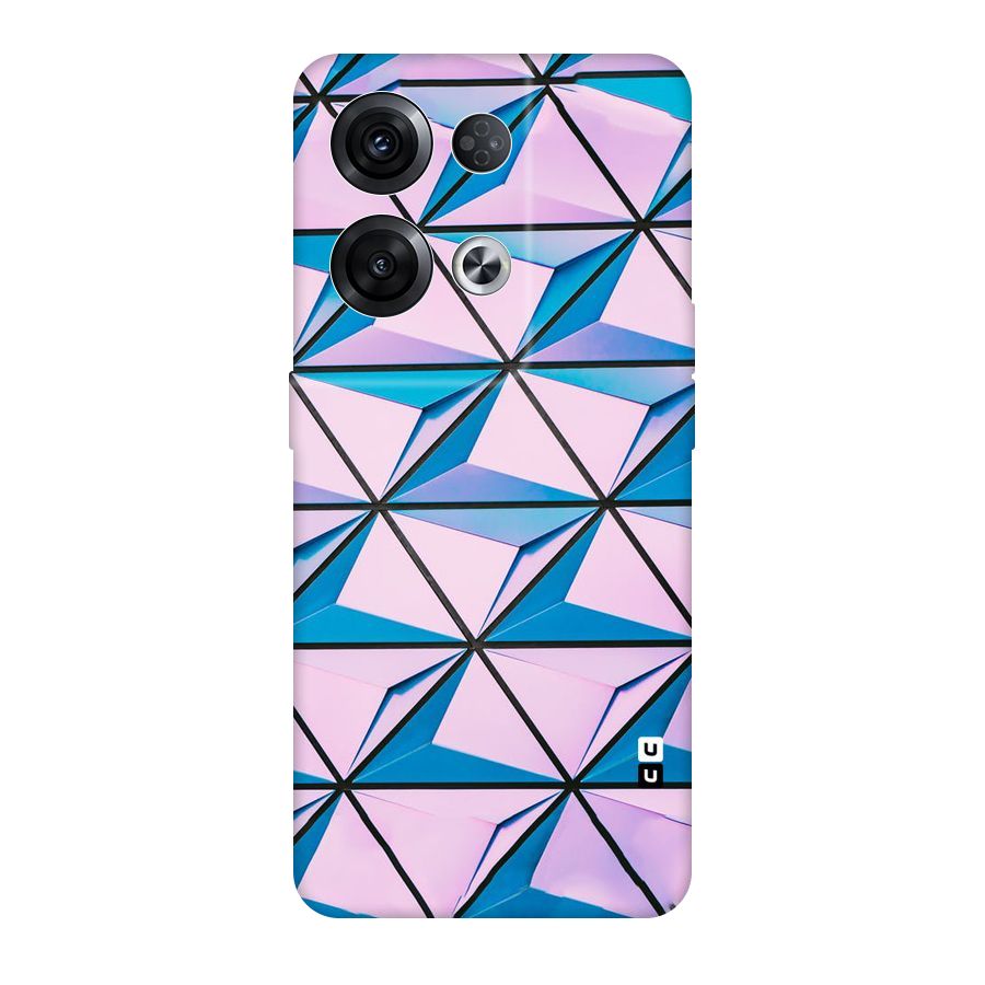 Crystal Abstract Original Polycarbonate Back Case for Oppo Reno8 Pro 5G