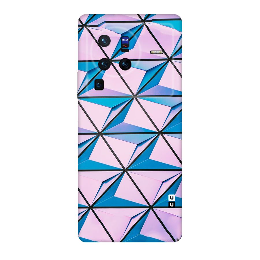Crystal Abstract Original Polycarbonate Back Case for Vivo X80