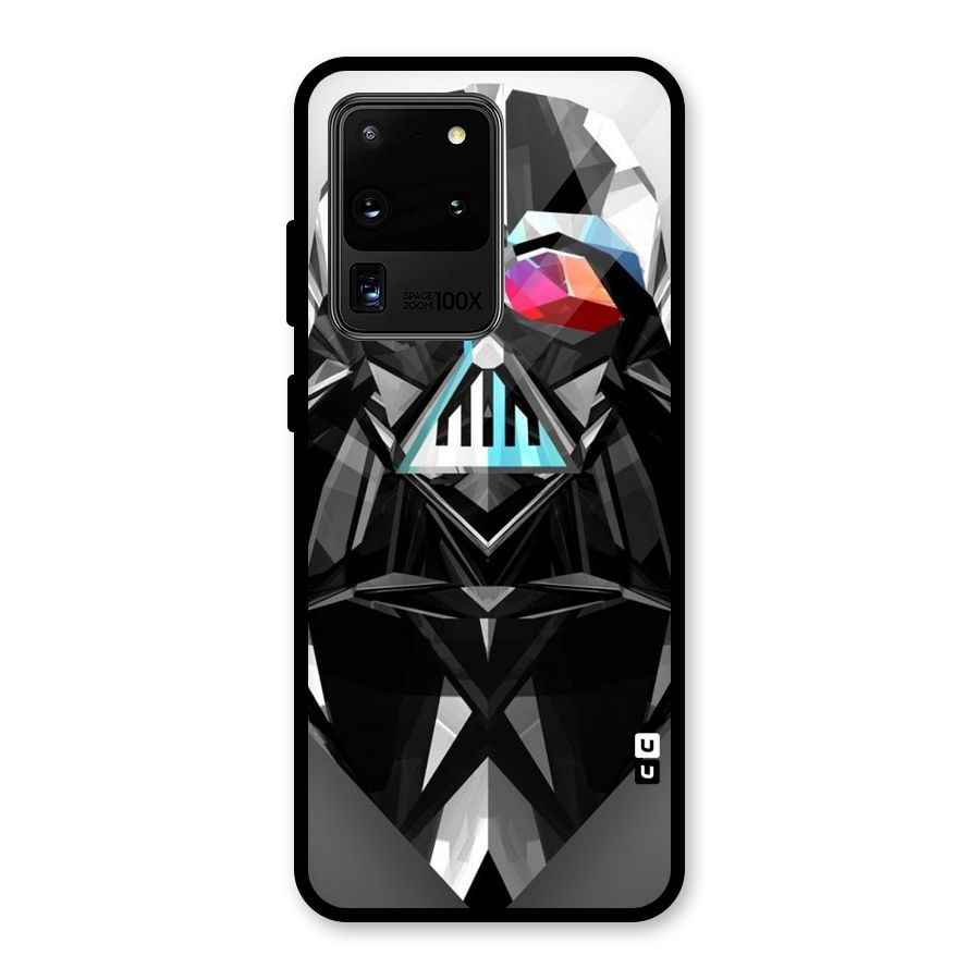 Crystal Robot Glass Back Case for Galaxy S20 Ultra