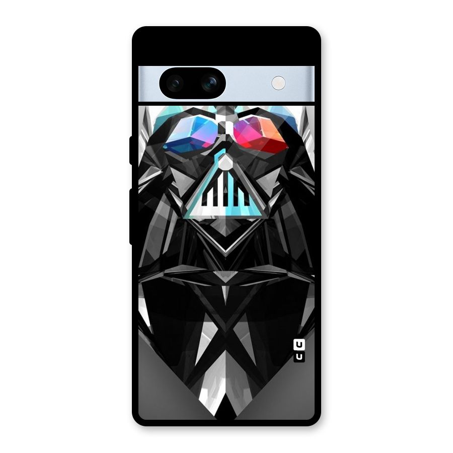 Crystal Robot Glass Back Case for Google Pixel 7a