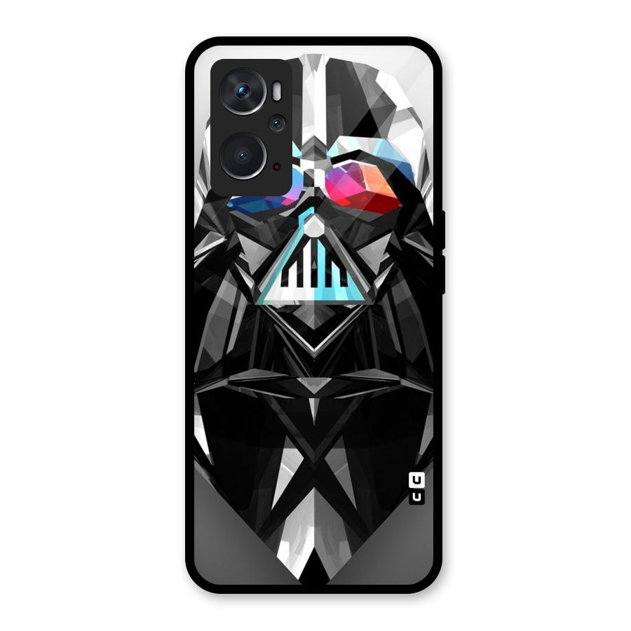 Crystal Robot Glass Back Case for Oppo K10 4G