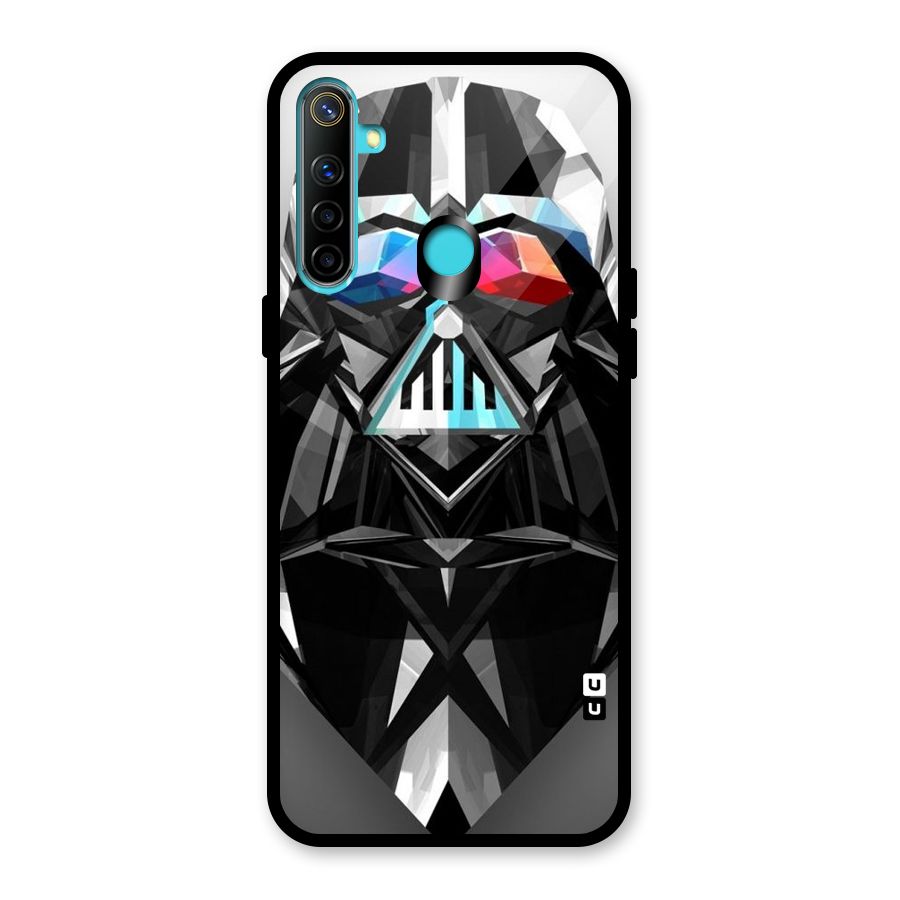 Crystal Robot Glass Back Case for Realme 5