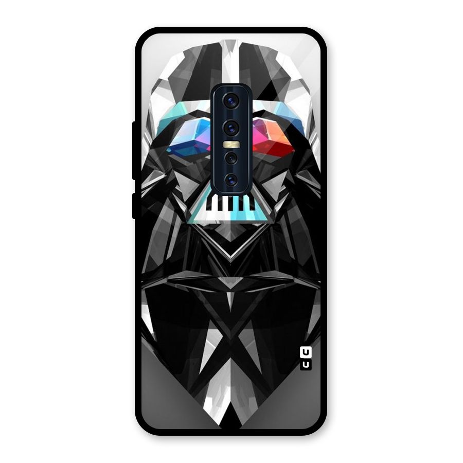 Crystal Robot Glass Back Case for Vivo V17 Pro