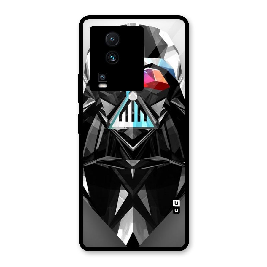 Crystal Robot Glass Back Case for Vivo iQOO Neo 7 Pro