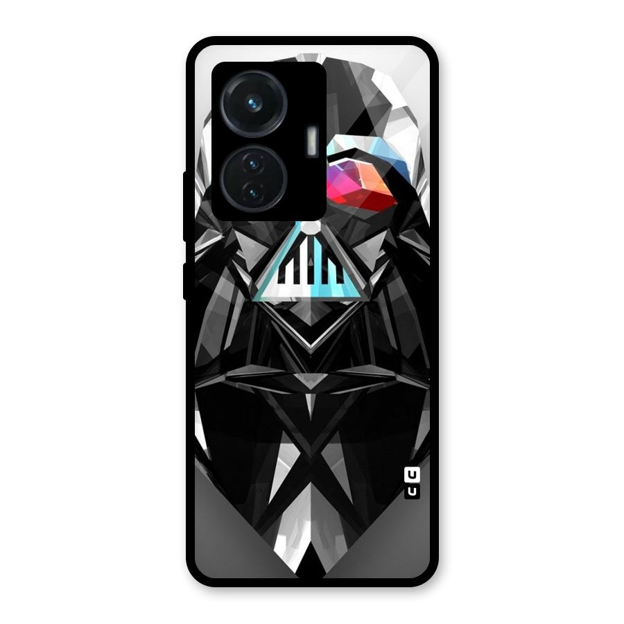 Crystal Robot Glass Back Case for iQOO Z6 44W
