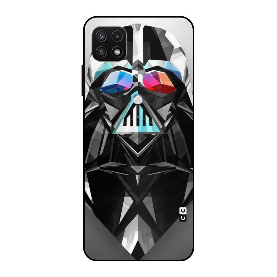 Crystal Robot Metal Back Case for Galaxy A22 5G