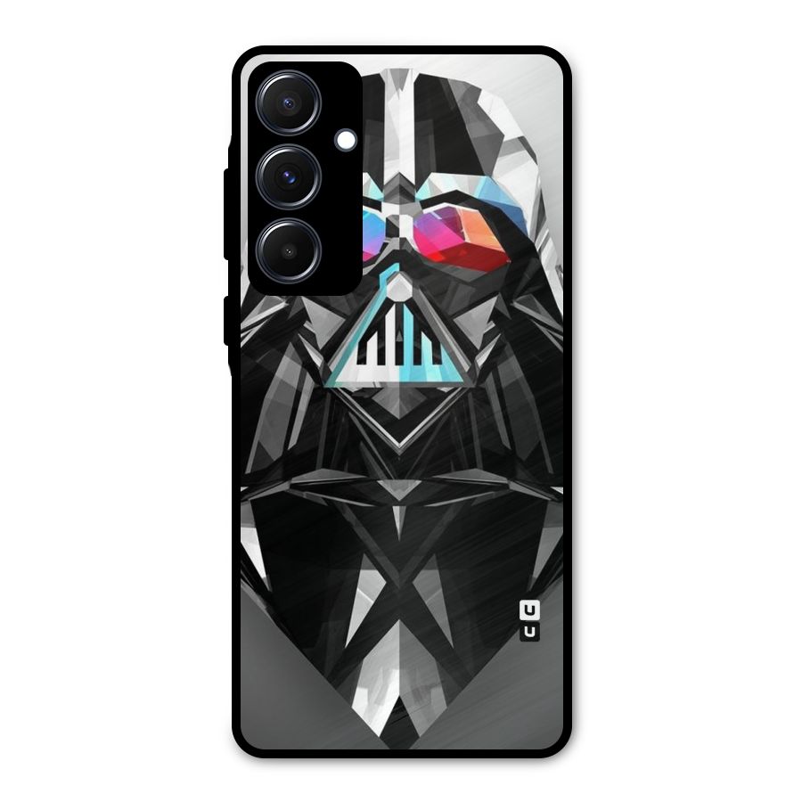 Crystal Robot Metal Back Case for Galaxy A55