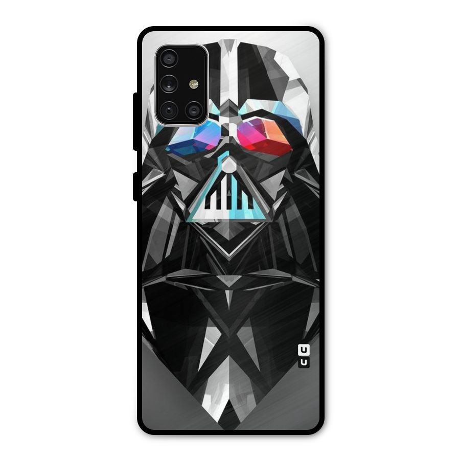 Crystal Robot Metal Back Case for Galaxy A71