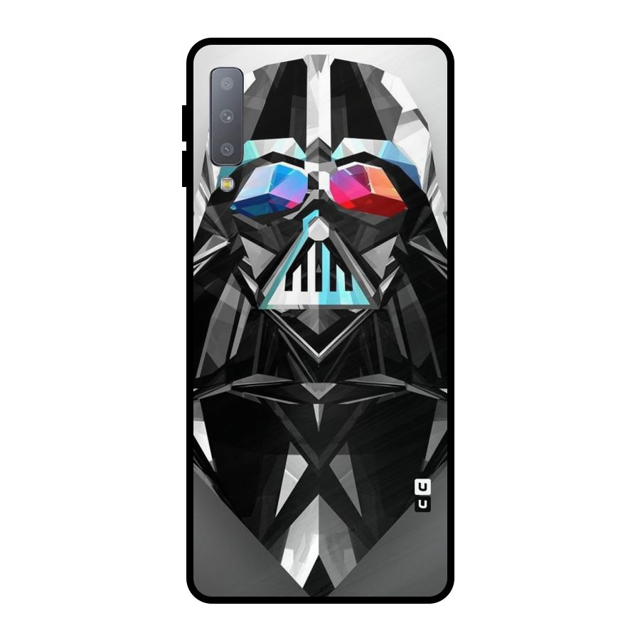 Crystal Robot Metal Back Case for Galaxy A7 (2018)