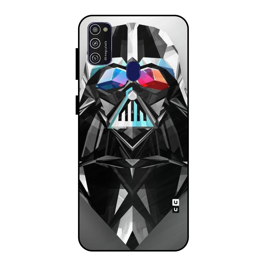 Crystal Robot Metal Back Case for Galaxy M21
