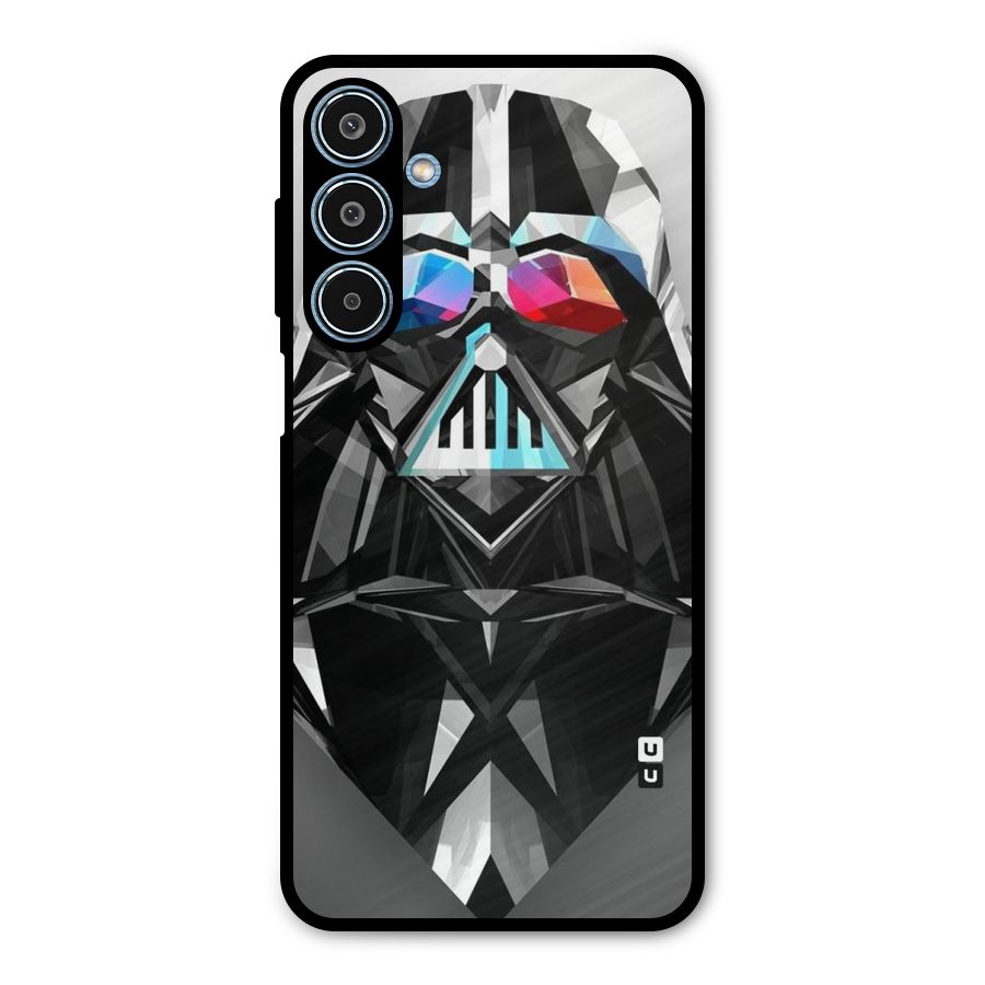 Crystal Robot Metal Back Case for Galaxy M35