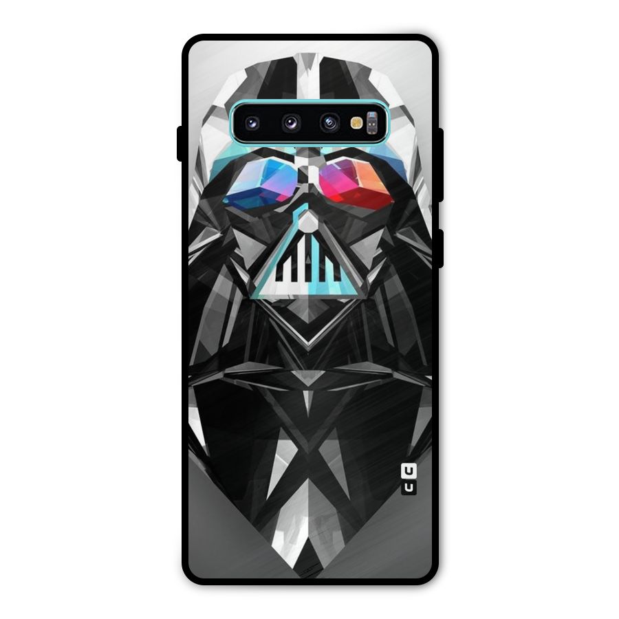 Crystal Robot Metal Back Case for Galaxy S10 Plus